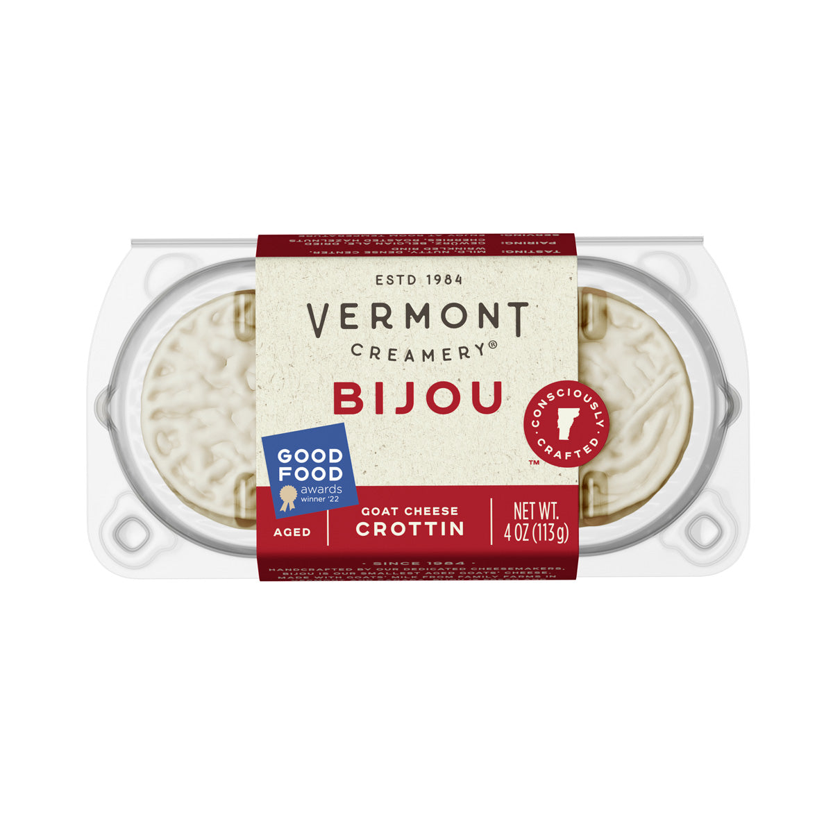 Wholesale Vermont Creamery Bijou Retail Double Pack 4 OZ- Bulk