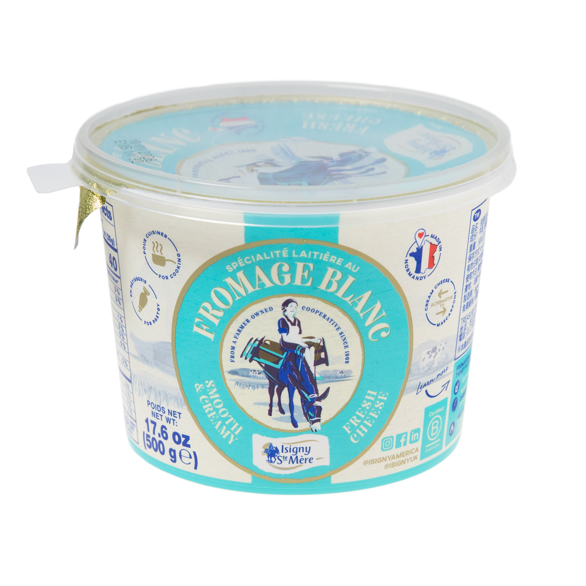 Wholesale Isigny Sainte Mere Fromage Blanc- Bulk