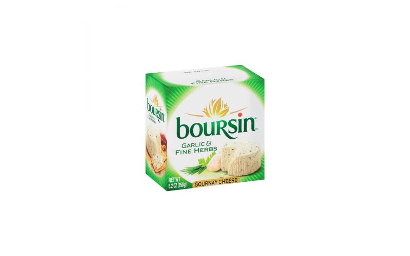 Boursin Cheese with Garlic and Fine Herbs - Gournay Cheese - 5.2oz - (Pack  of 2)
