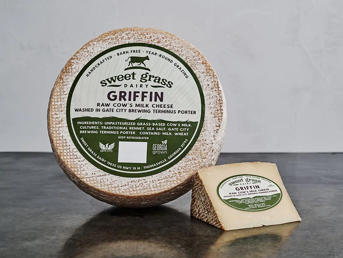 Wholesale Sweet Grass Dairy Griffin Cheese 5.5 LB- Bulk