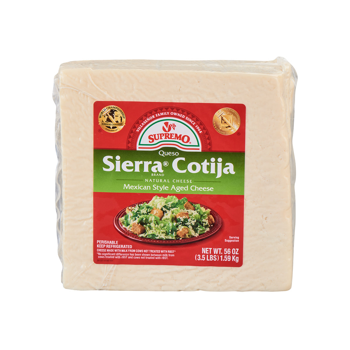 Wholesale V&V Supremo Cotija Cheese- Bulk