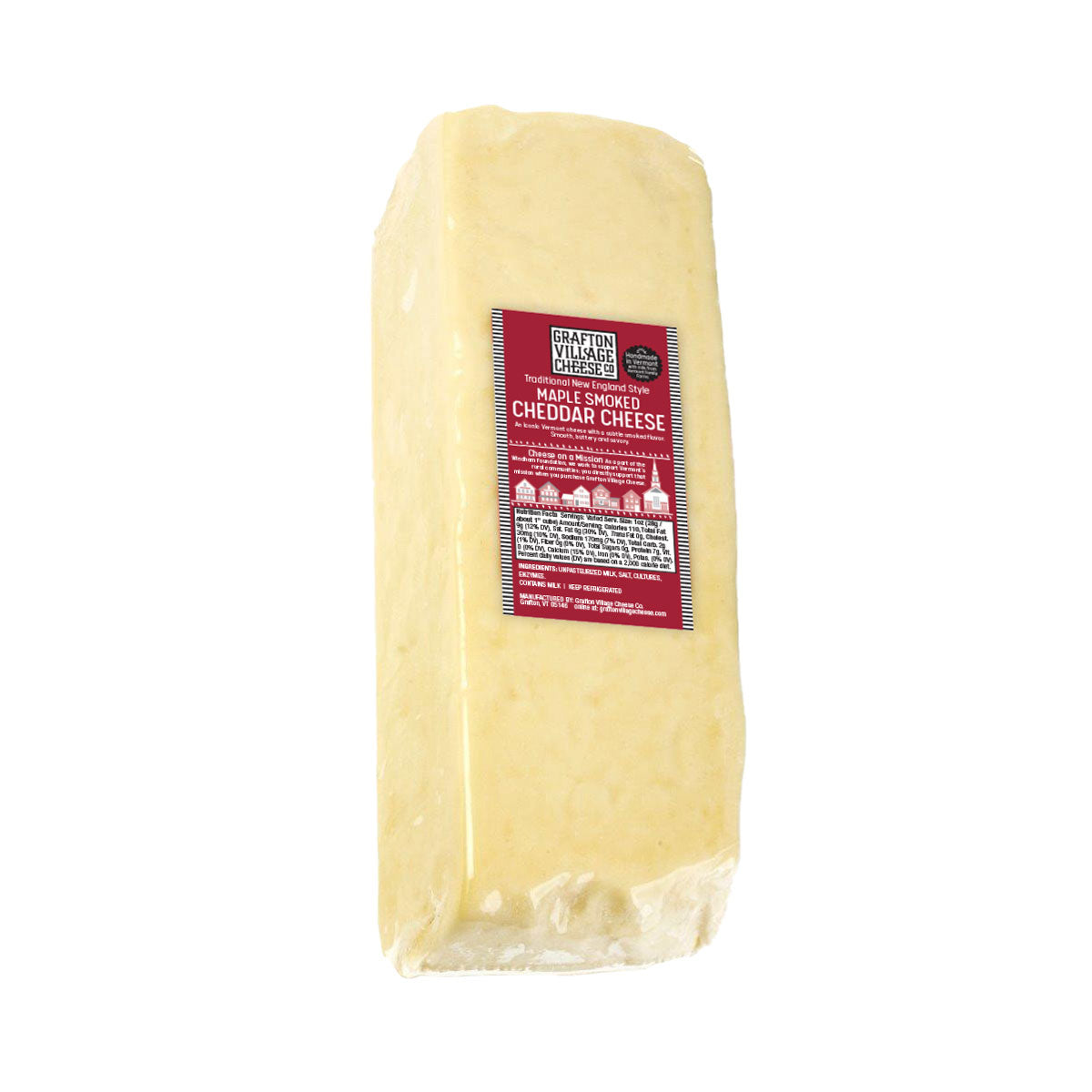 Wholesale Grafton Village Cheese Smoked Maple Cheddar-5 LB Bulk