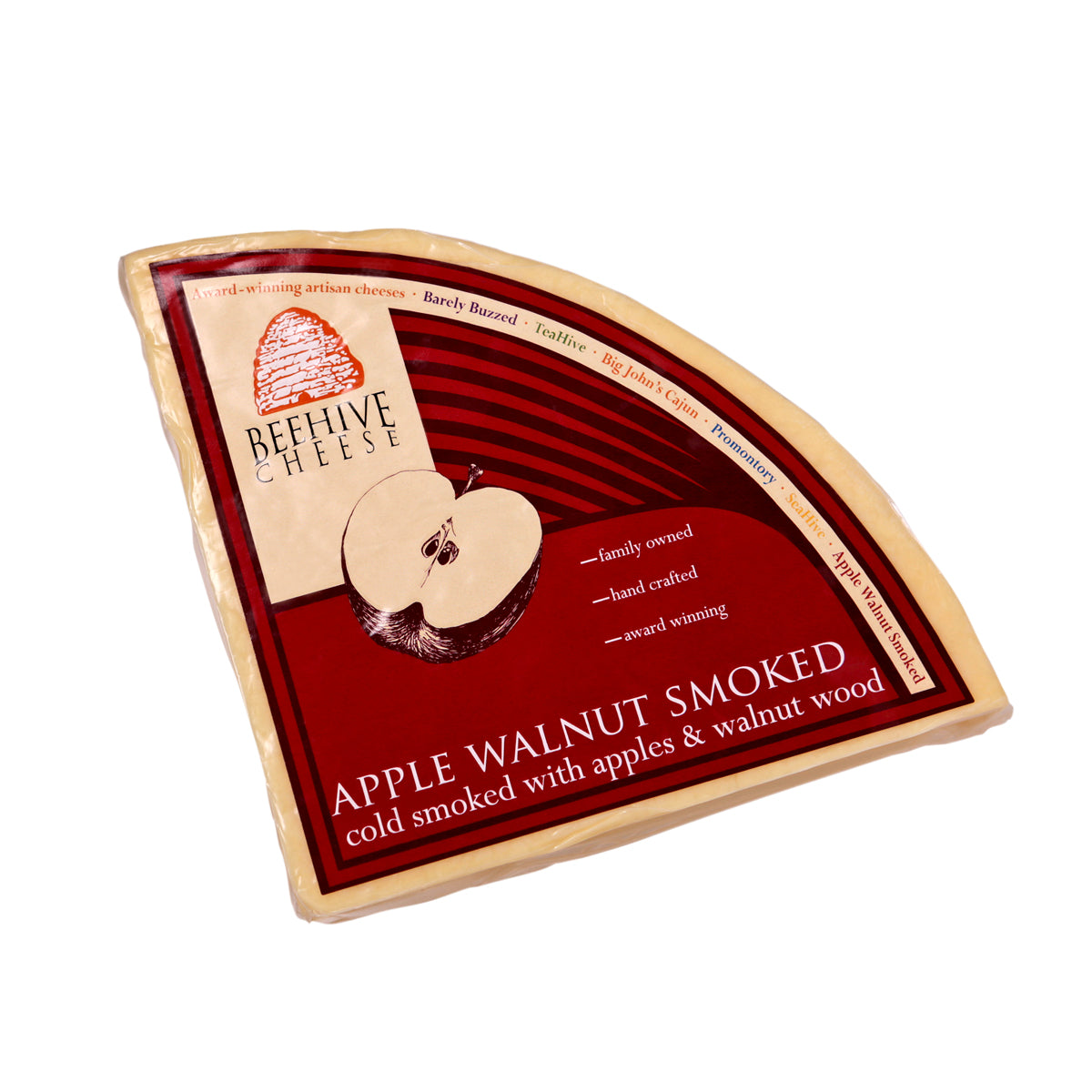 Wholesale Beehive Cheese Smoked Apple Walnut Smoked Cheese-5 LB Bulk