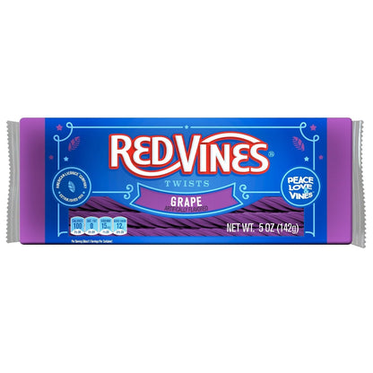 Wholesale Red Vines Chewy Grape Licorice Twists 5oz Tray- Bulk