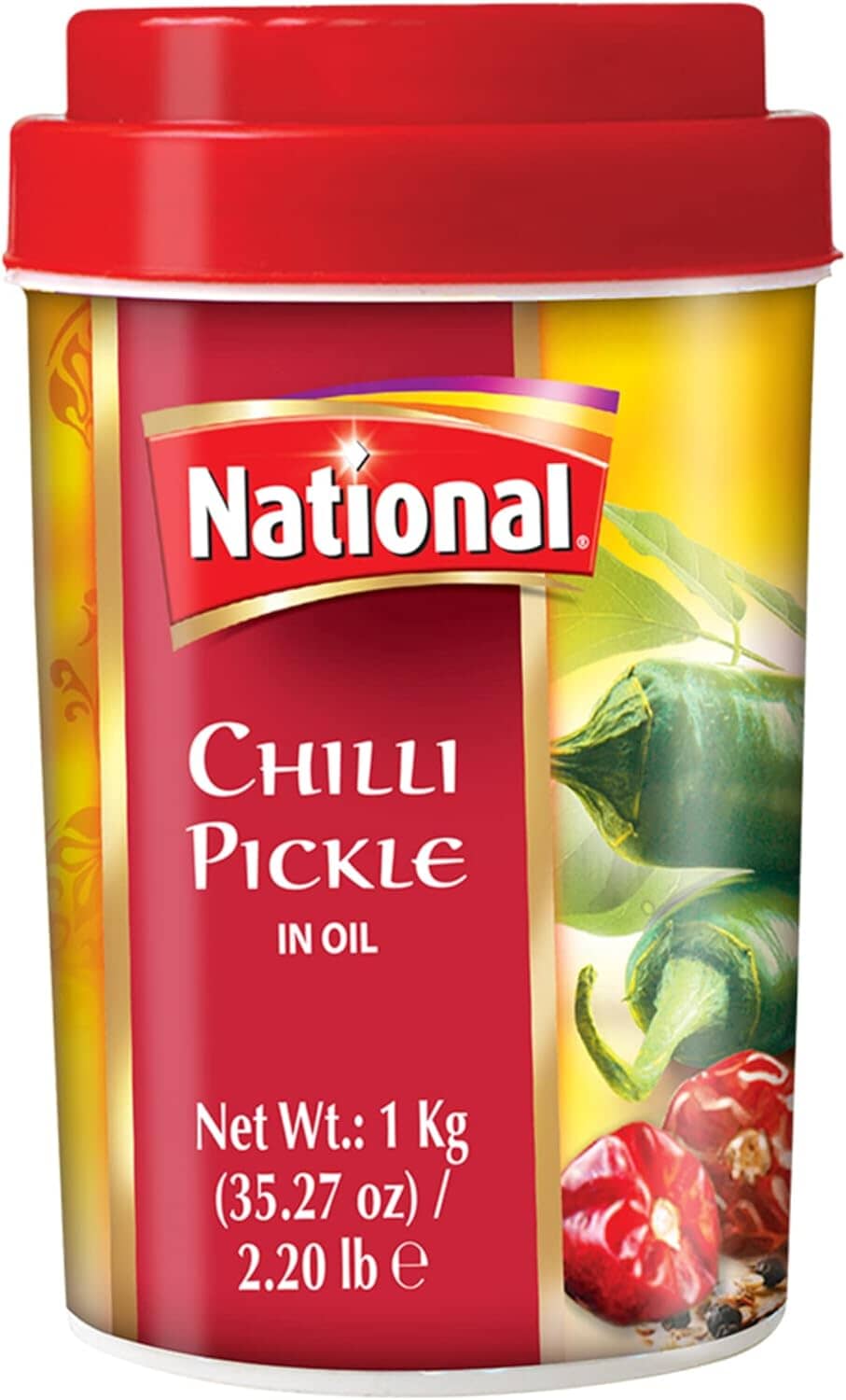 Wholesale National Chilli Pickle 1kg-12 Ct Case Bulk