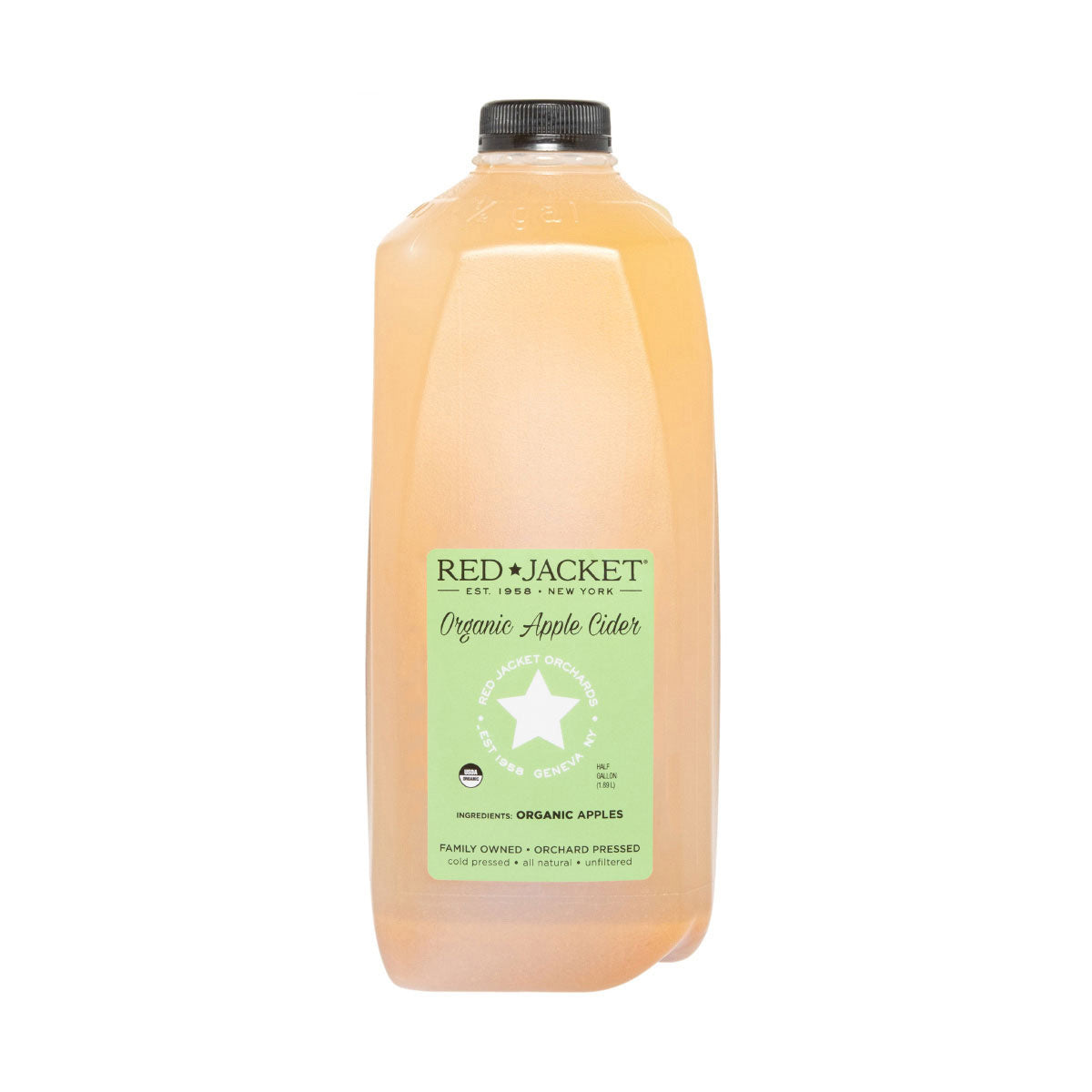 Wholesale Red Jacket Orchards Organic Apple Cider 1/2 GAL-9ct Case Bulk