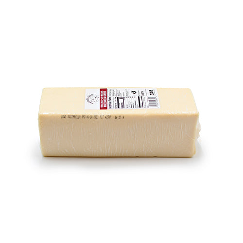 Wholesale California Gold Whole Milk Mozzarella Cheese Loaf 6lb-8ct Case Bulk