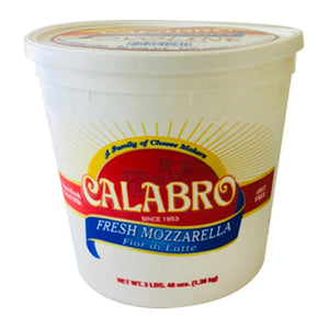 Wholesale Calabro Ovaline Mozzarella Cheese Ball 3lb-2ct Case Bulk