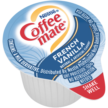 Coffee Mate Creamer French Vanilla Liquid 0.375 Fl Oz Cup