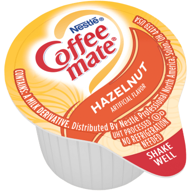 Coffee Mate Creamer Hazelnut Liquid 0.375 Fl Oz Cup