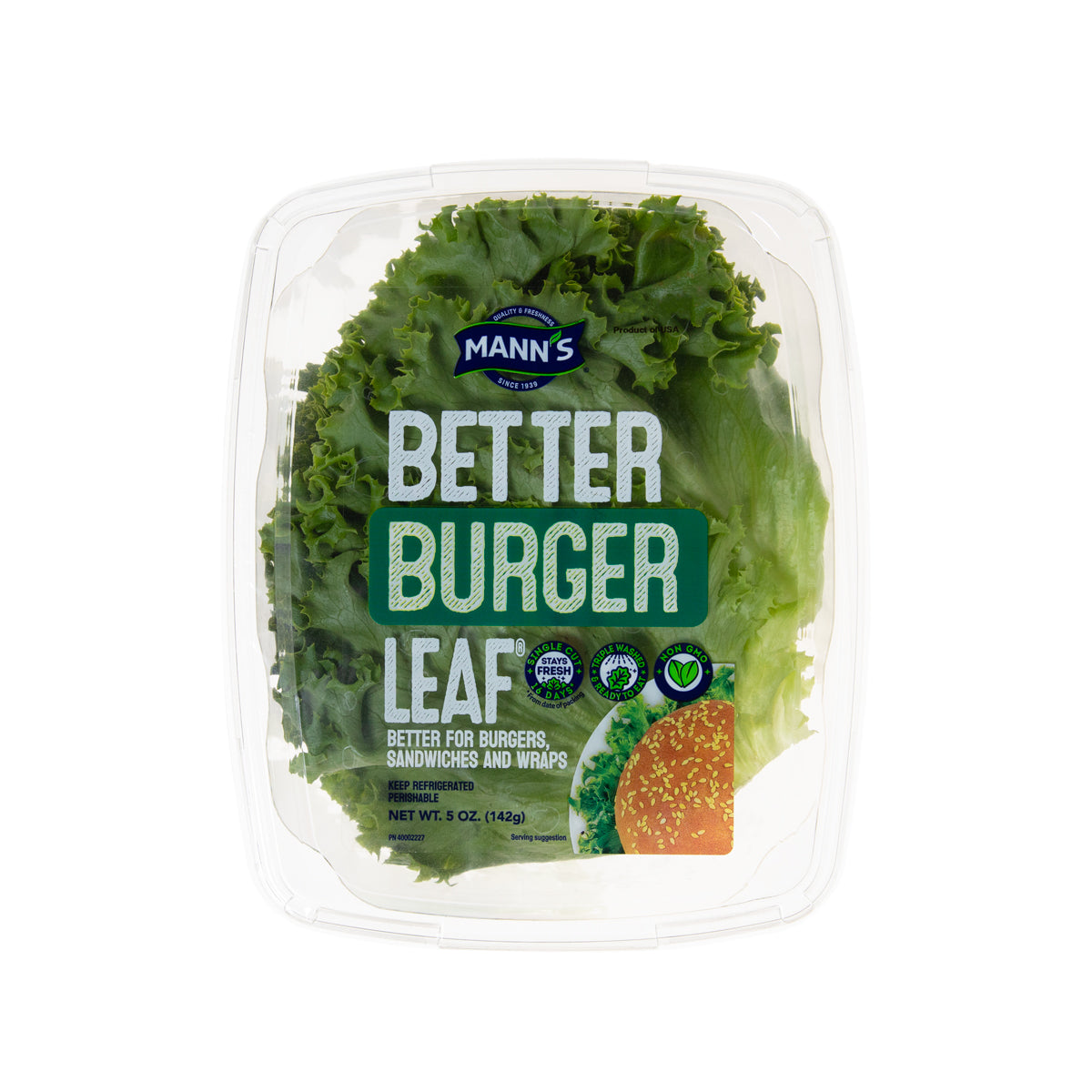 Wholesale Mann Packing Better Burger Leaf 5 OZ-8ct Case Bulk