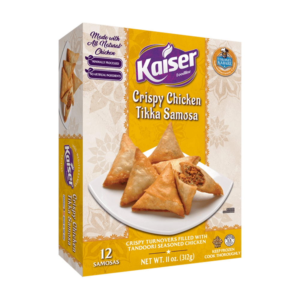 Wholesale Colonel Kababz Crispy Chicken Tikka Samosa 312g-12 Ct Case Bulk