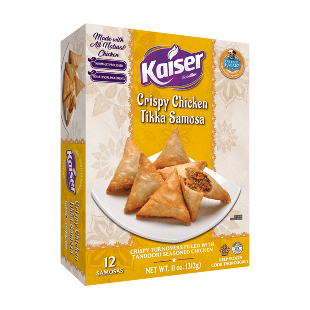 Wholesale Colonel Kababz Crispy Chicken Tikka Samosa 312g- Bulk