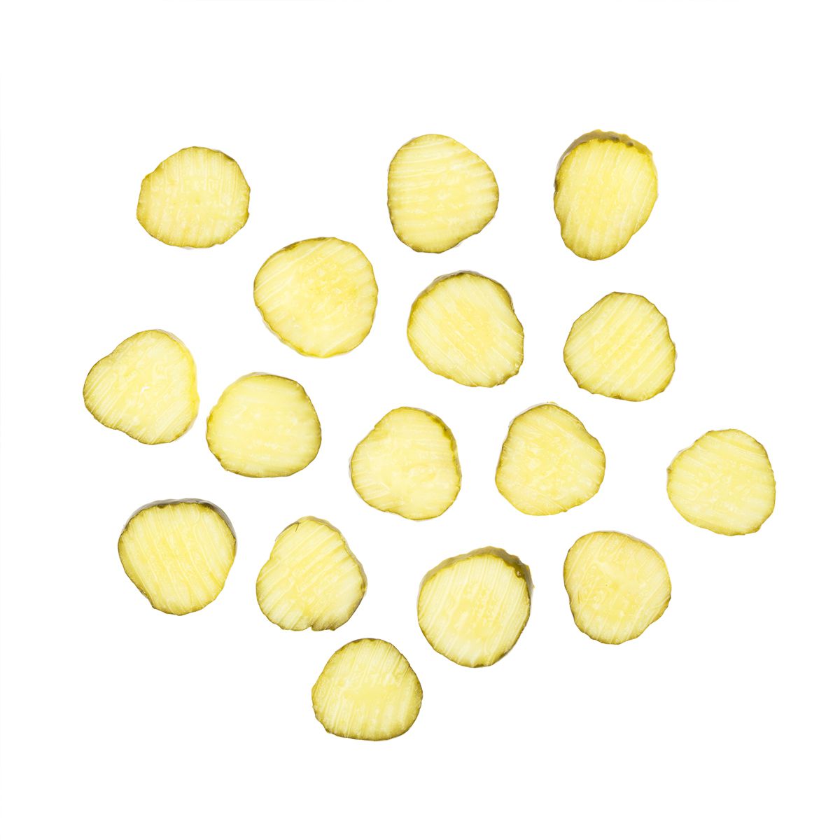 Wholesale Patriot Pickle Hot & Sweet Pickle Chips 550 ct Pack-2 GAL Bulk