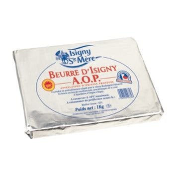 Wholesale Isigny French AOP Butter Sheets 2.2lb-10ct Case Bulk