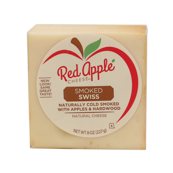 Red Apple Smoked Swiss Cheese 8oz 14ct