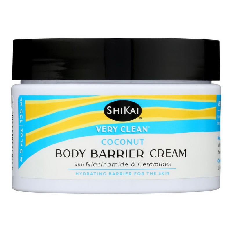Shikai Products Cream Barrier Coconut 4.5 Fl Oz Pack