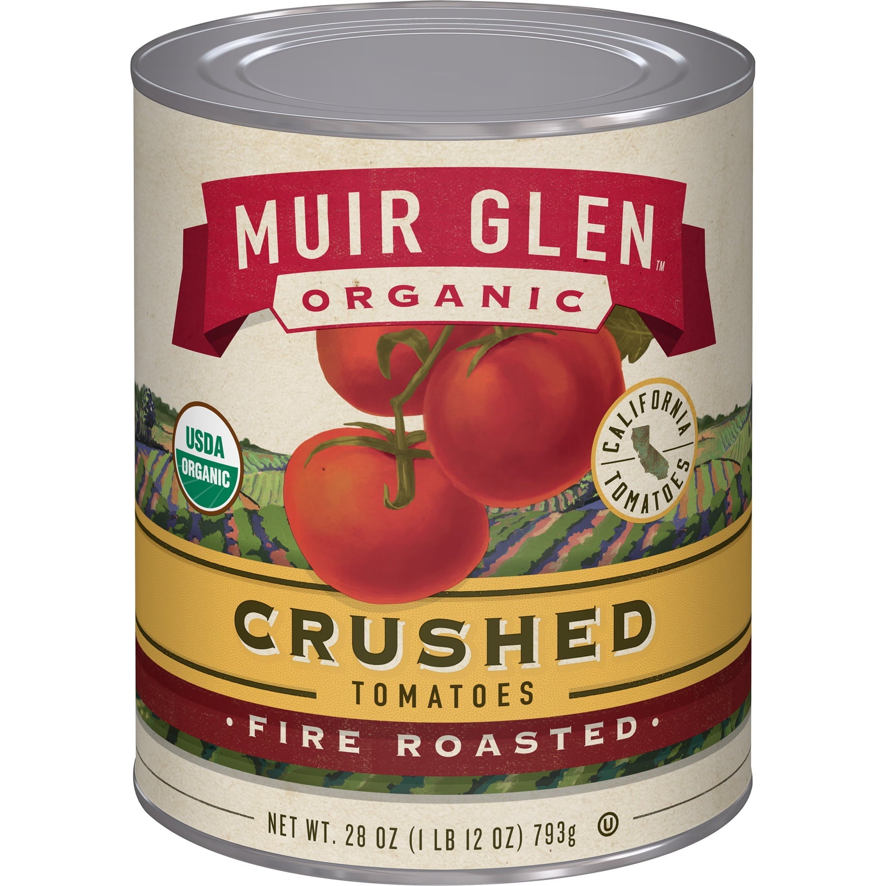 Muir Glen organic Tomatoes Fire Roasted Crushed 28 Oz