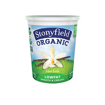 Stonyfield Organic French Vanilla Low Fat Yogurt 32oz