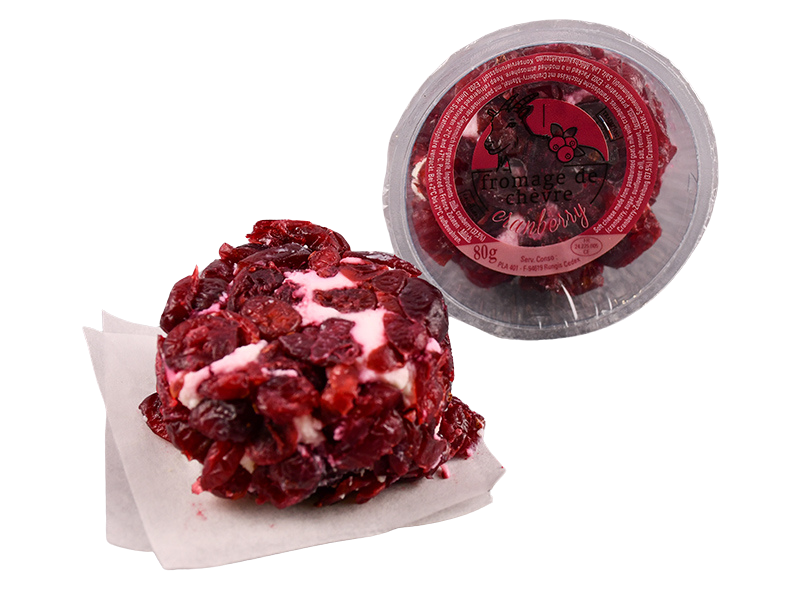 La fromagerie Mini Délice Flavored Cranberry Cheese 110g 6ct