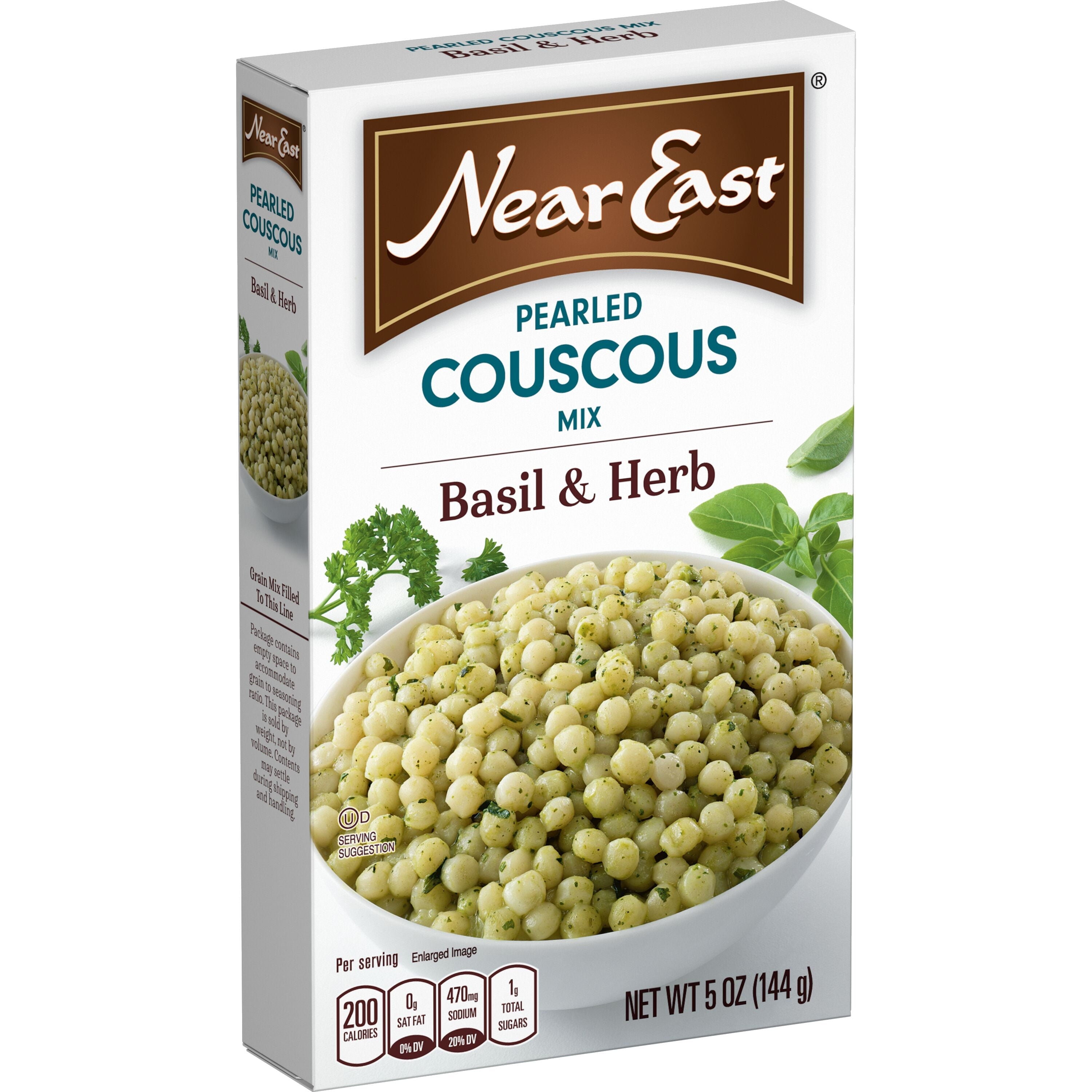 Near East Basil & Herb Pearled Couscous 5 oz