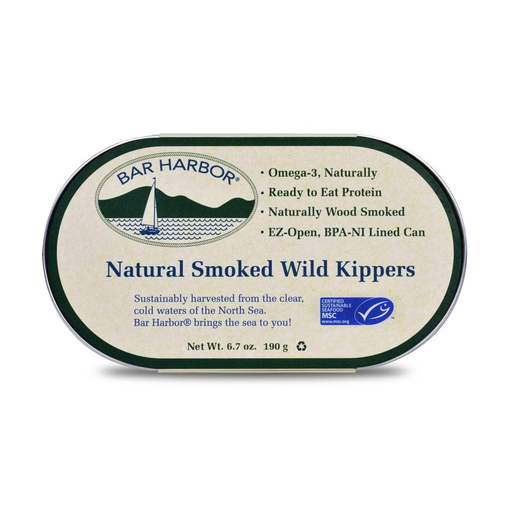 Bar Harbor Natural Smoked Wild Kippers 6.7 oz Can