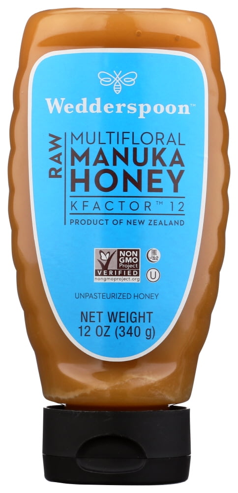 Wedderspoon Raw Multifloral Manuka Honey 12 Oz