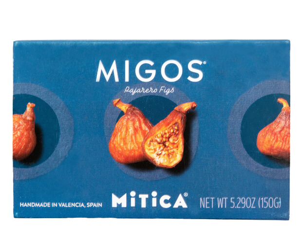 Mitica Migos Dried Pajarero Figs 150g 10ct