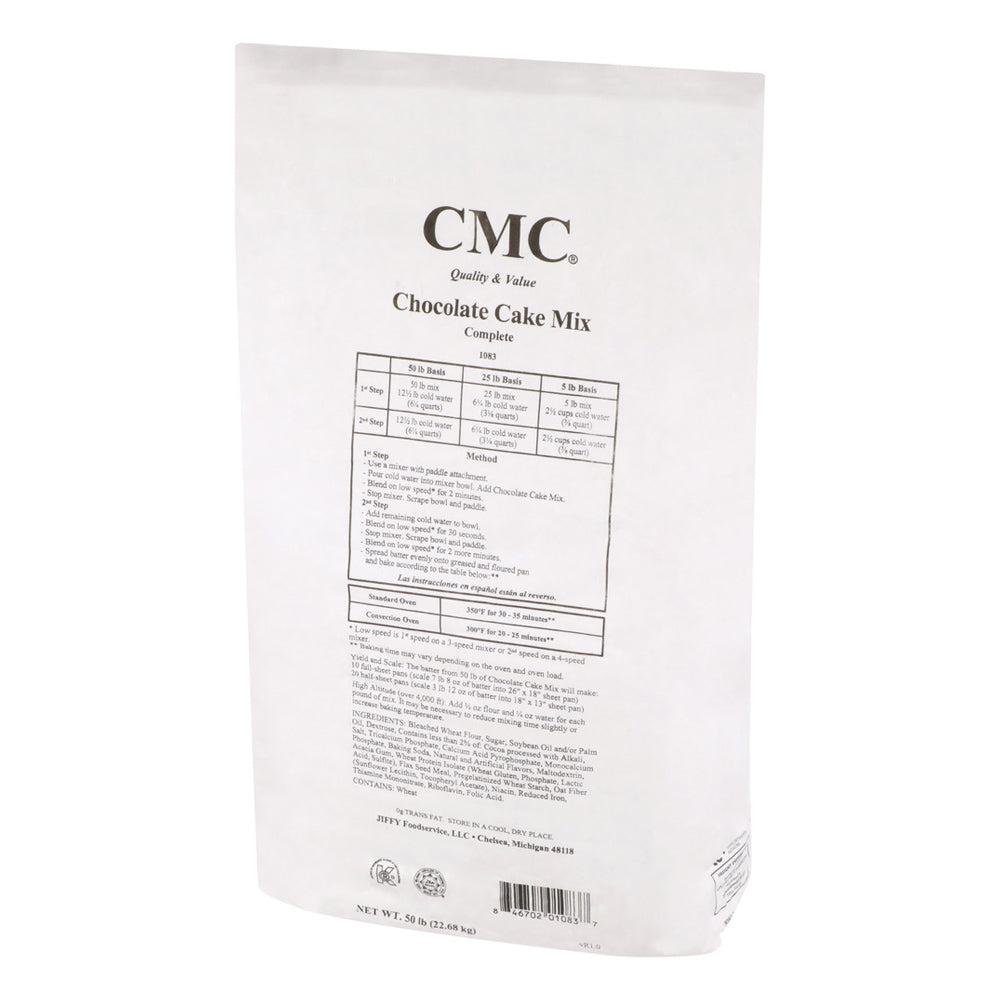 Wholesale Cmc 50Lb Chocolate Cake Mix | 50 lb-1ct Case Bulk