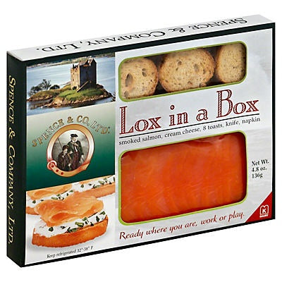 Spence & Co Lox In A Box with Cream Cheese 4oz 5ct