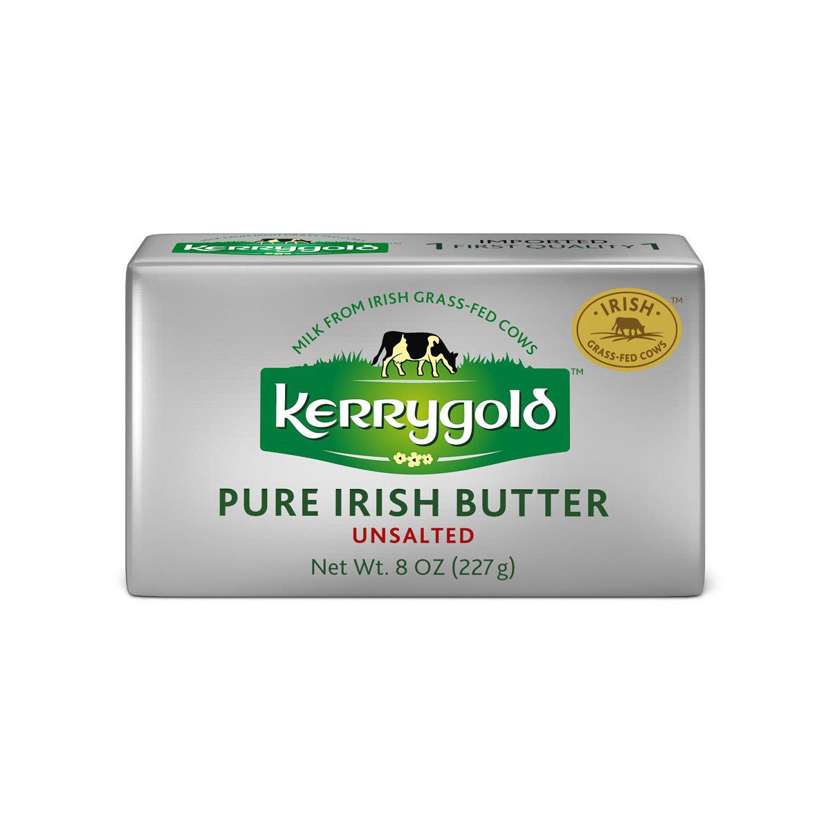 Wholesale Kerrygold Pure Irish Unsalted Butter 8 OZ-20ct Case Bulk