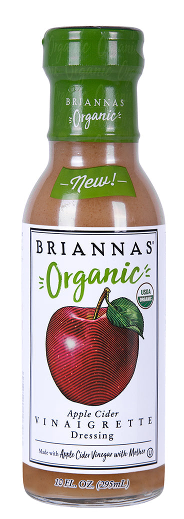 Brianna's Dressing Organic Apple Cider Vinaigrette 10 oz Bottle