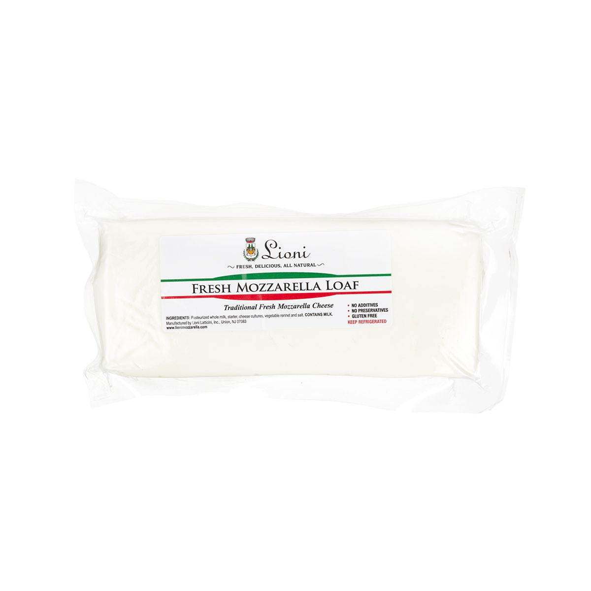 Wholesale Lioni Latticini, Inc. Mozzarella Loaf-5.5 LB Bulk