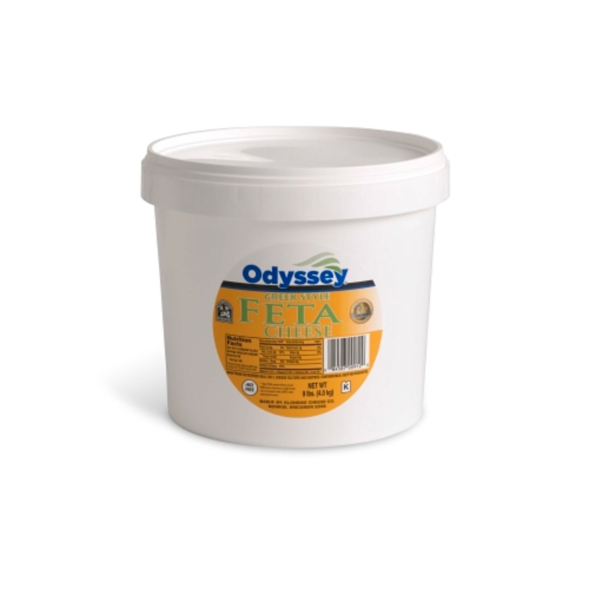 Wholesale Odyssey Feta Cheese In Brine 8 LB- Bulk