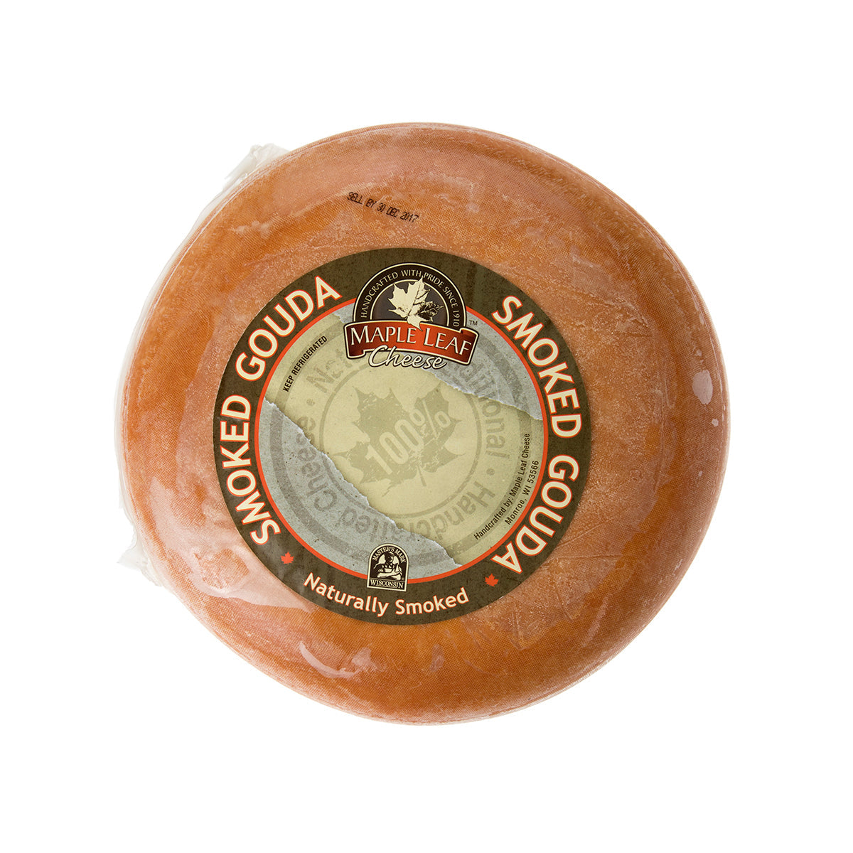 Wholesale Maple Leaf Smoked Gouda Cheese- Bulk