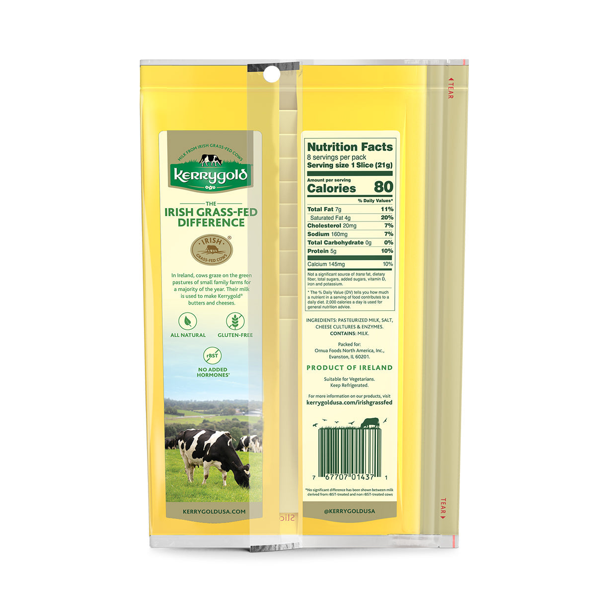 Wholesale Kerrygold Irish Dubliner Cheddar Slices 6 Oz Box- Bulk