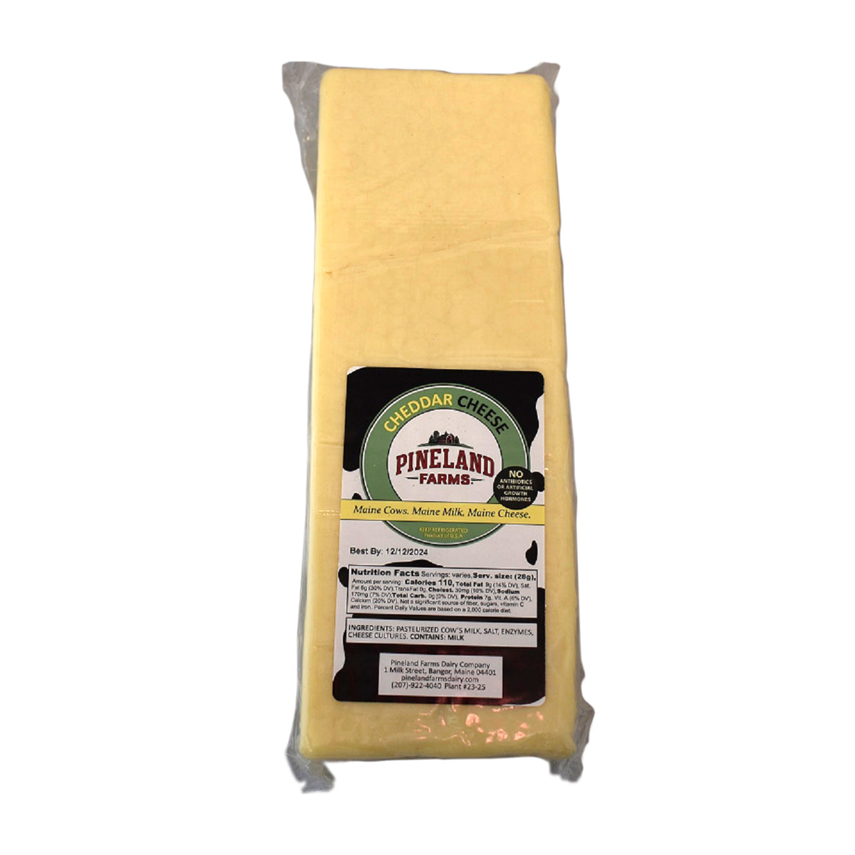 Wholesale Pineland Farms White Cheddar- Bulk