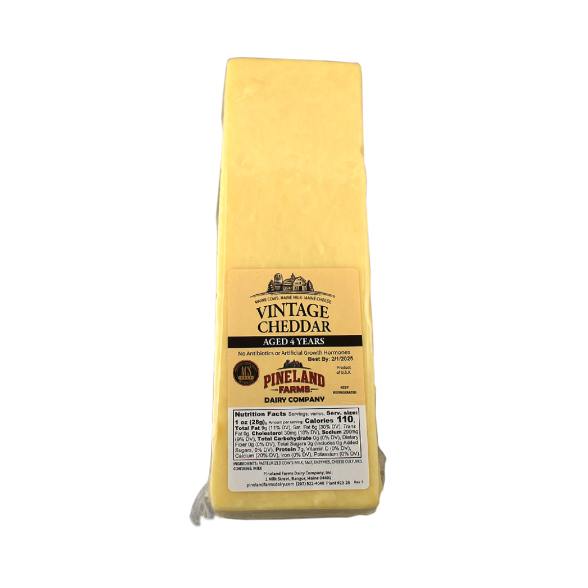 Wholesale Pineland Farms Cheddar 4 Year Vintage-5 LB Bulk