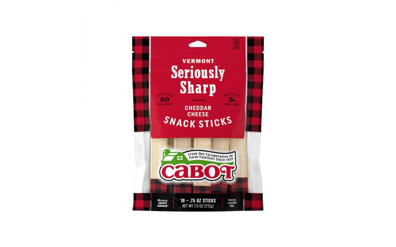 Wholesale Cabot Creamery Sharp Cheddar Snacking Sticks 7.5 Oz Bulk