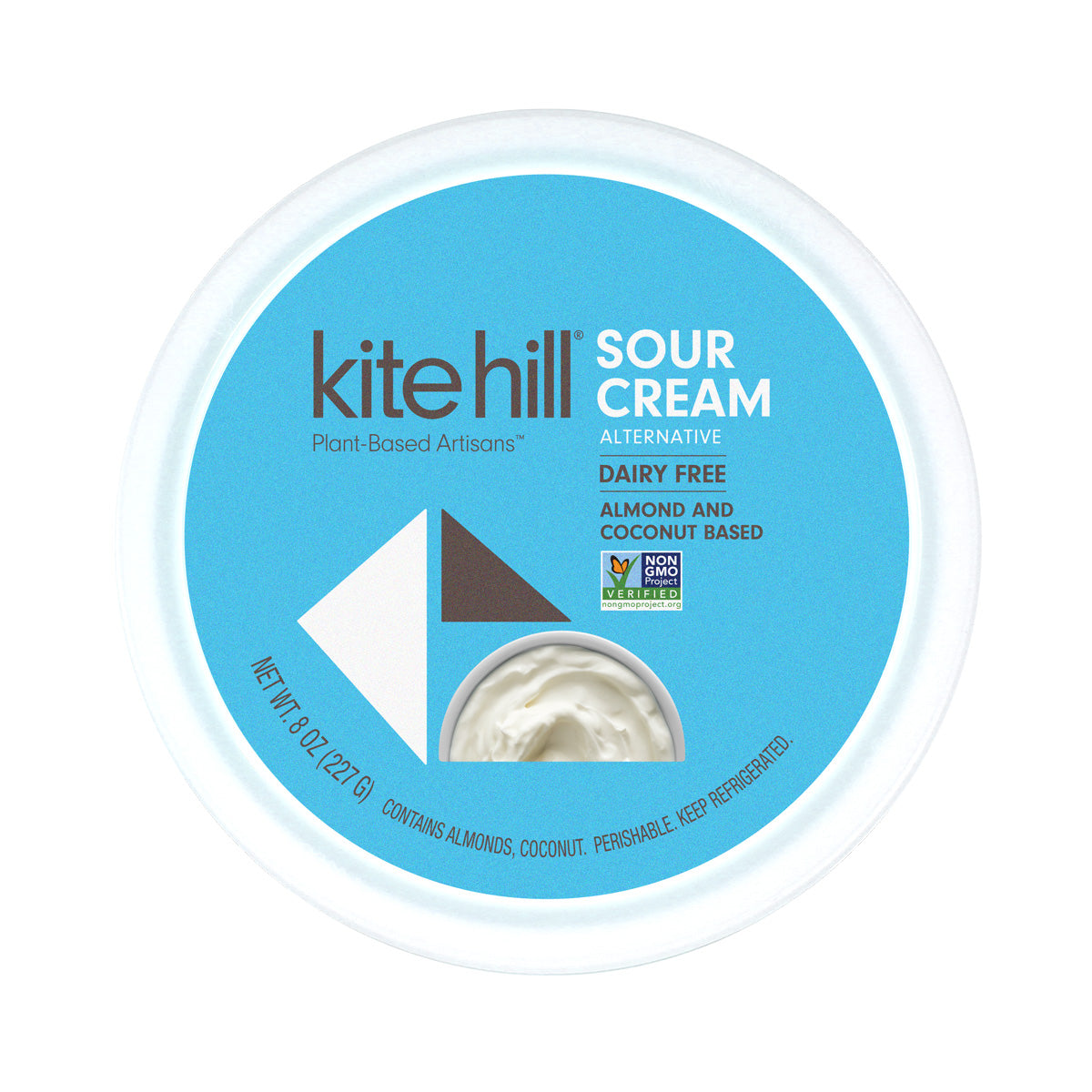 Wholesale Kitehill Vegan Sour Cream 8 Oz Jar- Bulk