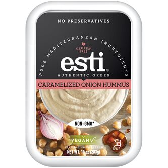 Wholesale Esti Carmelized Onion Hummus 7.6 oz-6ct Case Bulk