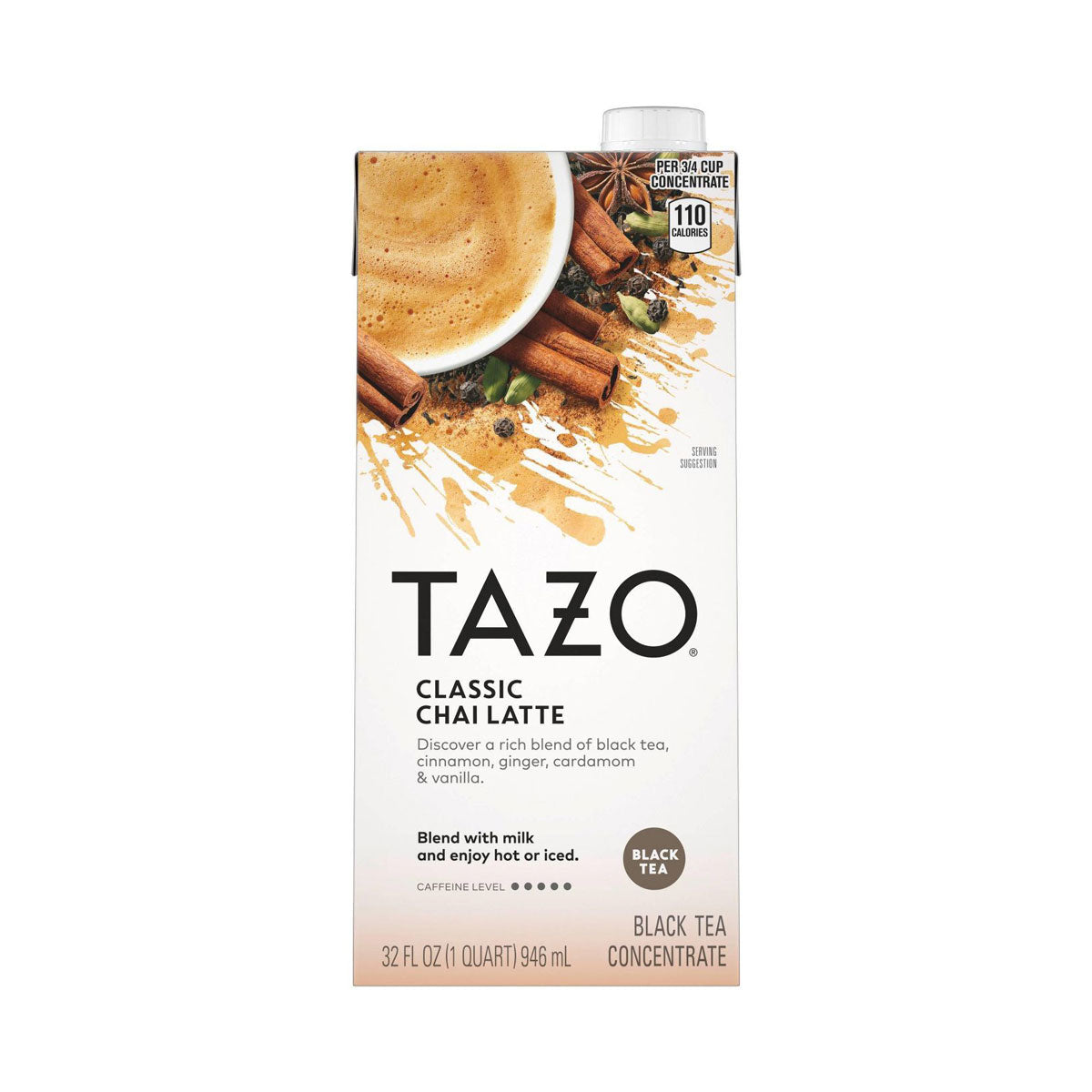 Tazo Chai Tea Concentrate 32 Oz Bottle