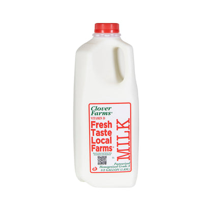 Wholesale Clover Farms Dairy Whole Milk 1/2 GAL- Bulk