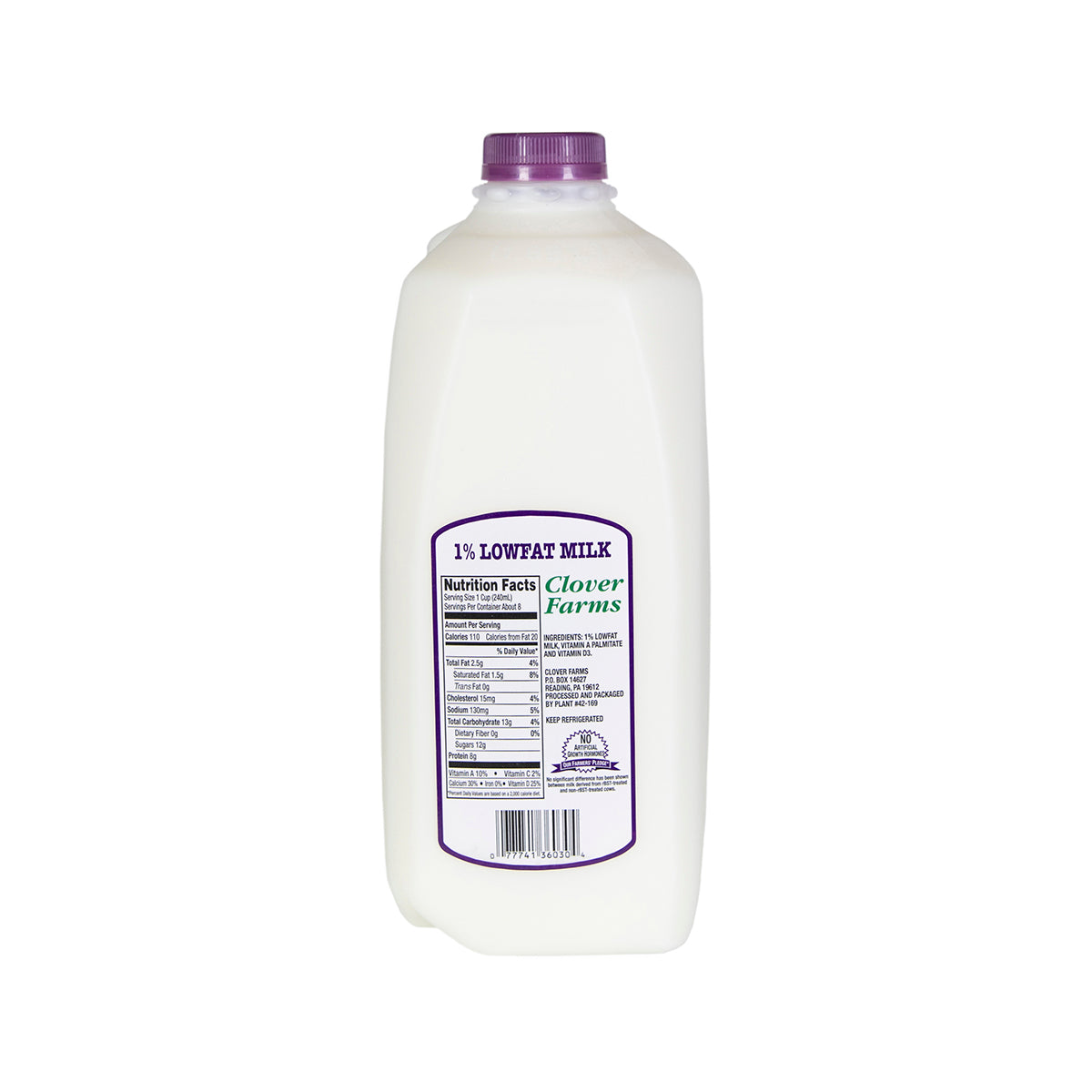 Wholesale Clover Farms Dairy 1% Milk- Bulk