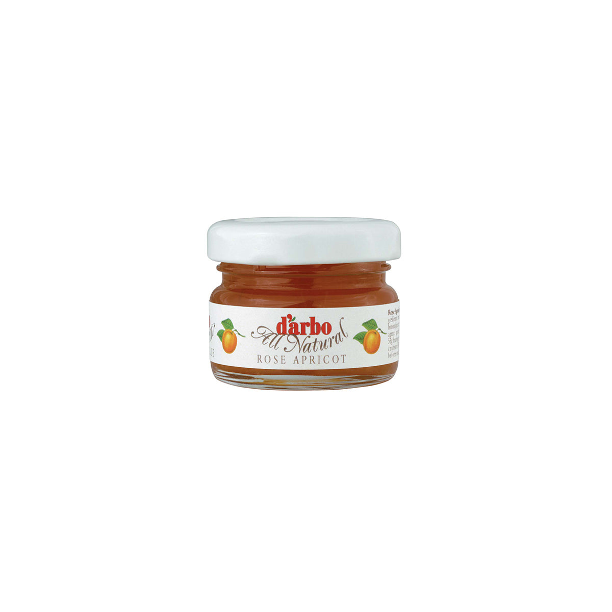 Wholesale D'Arbo Apricot Preserve 1 OZ- Bulk