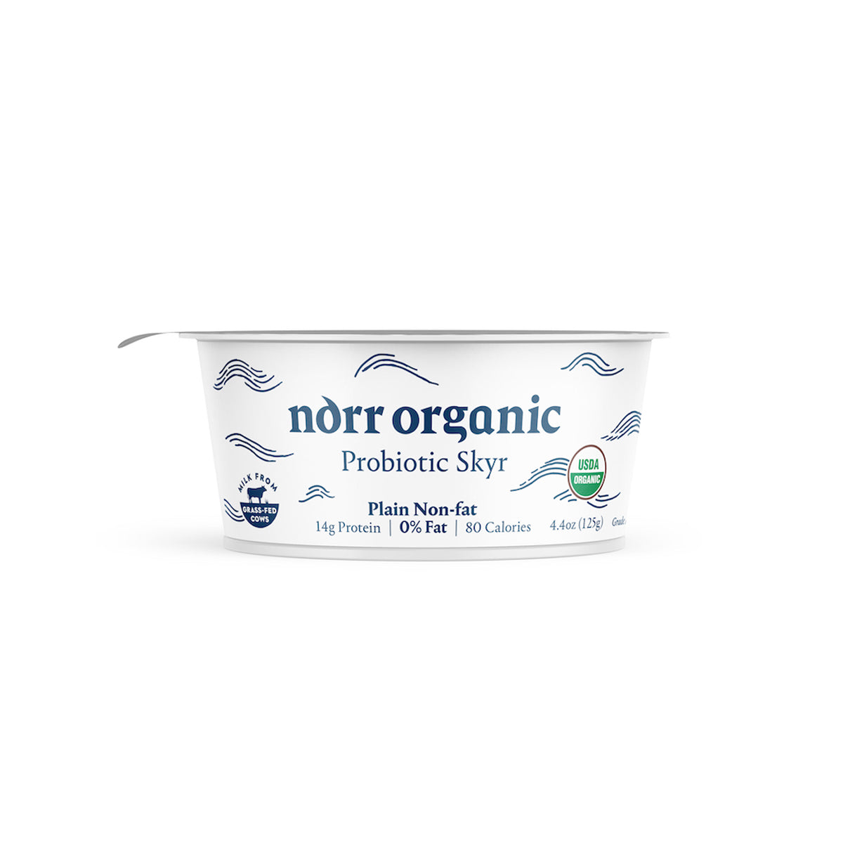 Wholesale Norr Organic Organic Plain Skyr Yogurt 4.4 OZ-12ct Case Bulk
