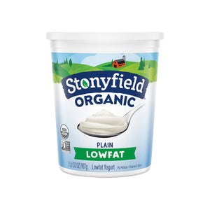 Wholesale Stonyfield Organic Low Fat Plain Yogurt 32 OZ-6ct Case Bulk