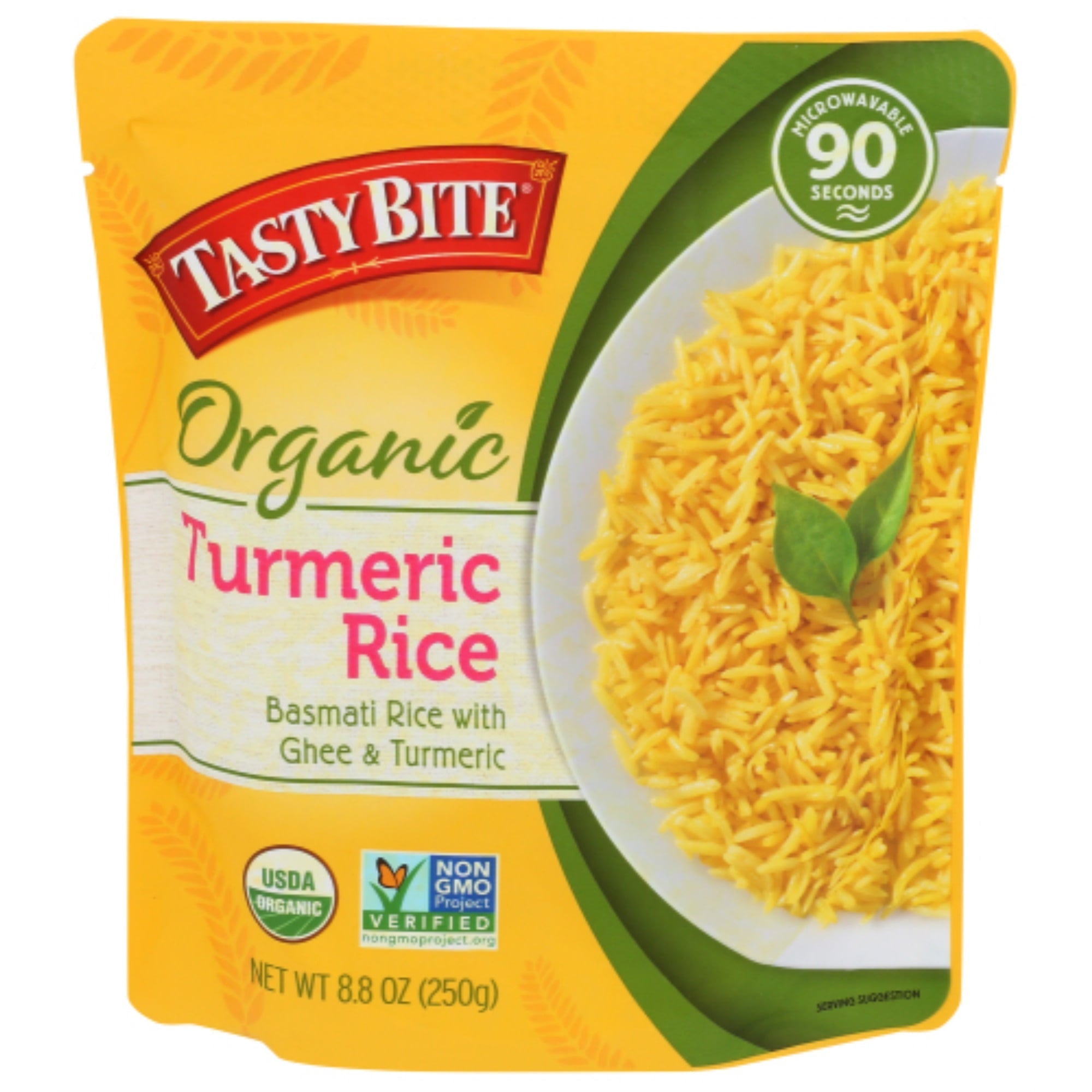 Tasty Bite Organic Turmeric Rice 8.8 Oz