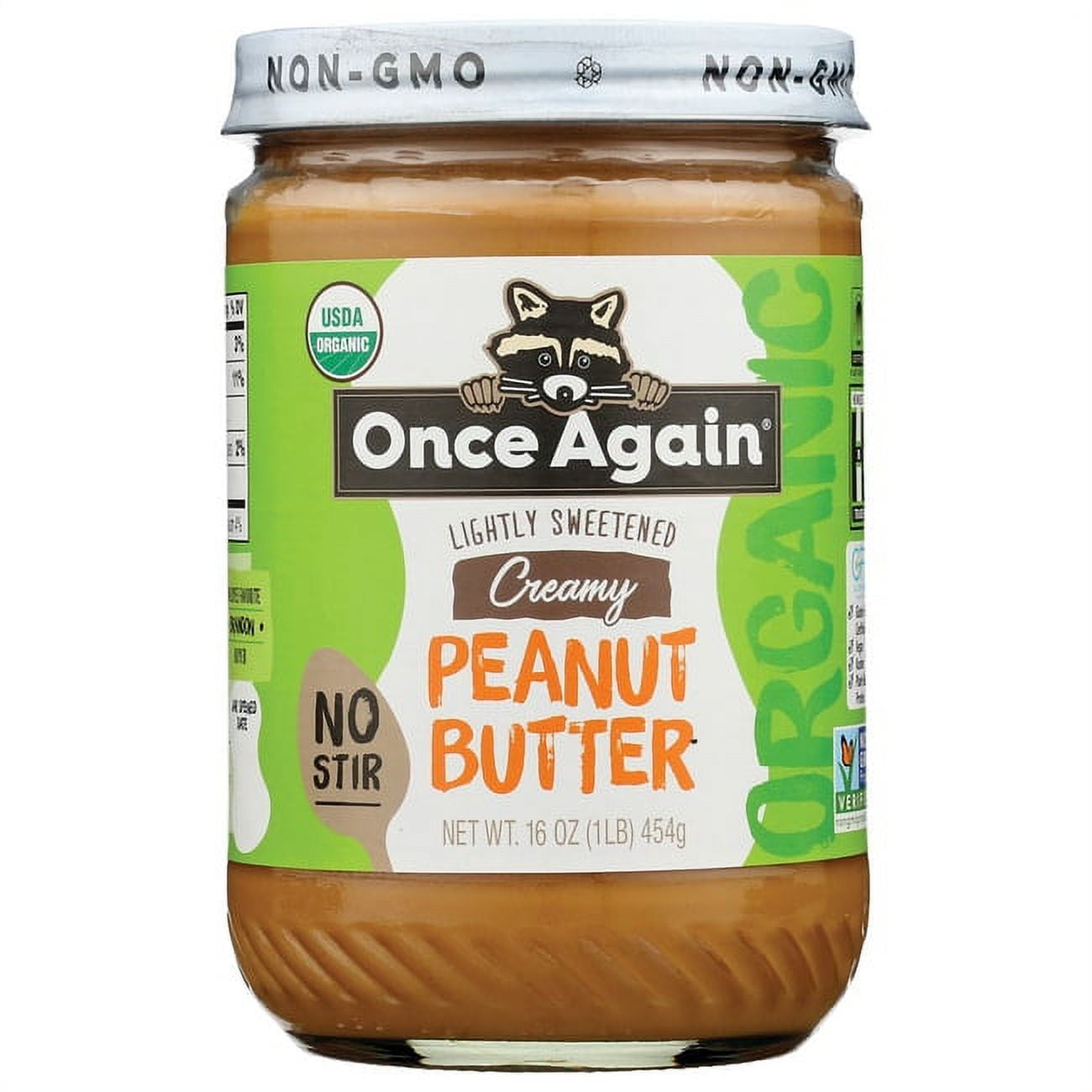 Once Again American Classics Smooth Peanut Butter 16 oz Jar