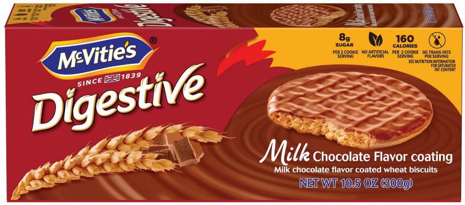 McVities Digestive Biscuits Wheat Milk Chocolate 10.5 Oz